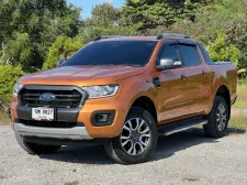 FORD RANGER 2.0L TURBO WILDTRAK Double Cab ปี2018 เกียร์ AUTO 10SPEED สีส้ม