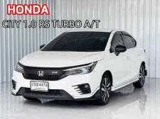 เทอร์โบ  Honda CITY 1.0 RS รถเก๋ง 4 ประตู รถสภาพดี มีประกัน