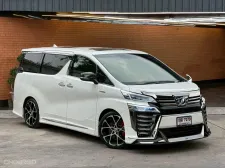 2018 Toyota VELLFIRE 2.5 Hybrid รถตู้/MPV รถบ้านมือเดียว ของแต่งเป็นล้าน  