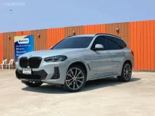 BMW X3 2.0 xDrive20d 2022 รถมือเดียว สีเทานม สวยมาก 