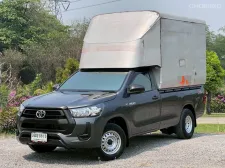 TOYOTA HILUX REVO 2.4 Z EDITION SINGLE CAB M/T ปี2020 สีเทา โฉมหมูป่า พร้อมตู้ทึบ