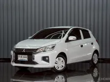 #MITSUBISHI MIRAGE 1.2 ACTIVE CVT AT ปี 2024 สี ขาว ไมล์ 10,000 กม.