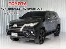 รถครอบครัว 7 ที่นั่ง ขับ2 Toyota Fortuner 2.8 TRD Sportivo SUV รถสภาพดี มีประกัน