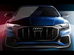 เผยภาพทีเซอร์ Audi Q8 E-Tron Concept ก่อนเปิดตัวต้นปีหน้า