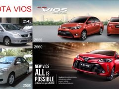 Toyota Vios จากอดีต-ปัจจุบัน