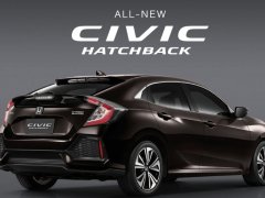 รีวิว Honda Civic Hatchback 2017 ใหม่ ราคาอยู่ที่ 1,169,000 บาท