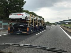 ภาพแอบถ่าย 2018 Toyota Camry ขณะขนส่งในประเทศญี่ปุ่น
