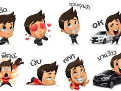 Mitsubishi เปิดตัวไลน์สติ๊กเกอร์ชุด “พี่มิต” สะท้อนถึงภาพลักษณ์ “Attrage รุ่นใหม่” และ “Mirage รุ่นใหม่”