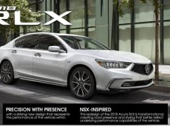 Acura เปิดตัว RLX Sedan 2018 โฉมใหม่