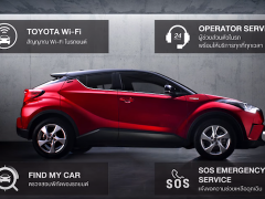 เผยรถยนต์ 6 รุ่นแรกที่ใช้ได้ Toyota T-Connect Telematics 