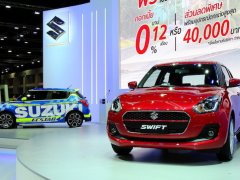 Suzuki นำอีโคคาร์ Swift บุกงานมอเตอร์โชว์ แถมโปรเพียบ