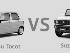 เปรียบเทียบ Daihatsu Mira Tocot vs Suzuki Jimny
