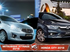 Mitsubishi Attrage 2018 Vs Honda City 2018 กับความโดดเด่นที่แตกต่างกัน