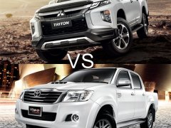 ระหว่าง กระบะป้ายแดง Mitsubishi Triton 2018 กับ มือสอง Toyota Hilux Vigo ควรซื้อคันไหน? 