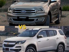 คันไหนน่าซื้อกว่ากัน ระหว่าง Ford Everest 2019 VS Chevrolet Trailblazer 2019