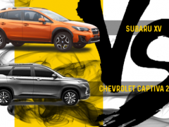 สองค่ายยักษ์ ส่งลูกรักท้าชน! Subaru XV VS Chevrolet Captiva 2019 ใคร?จะแน่กว่ากัน!
