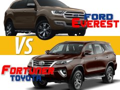 ศึกตัว TOP ระหว่าง Toyota Fortuner VS Ford Everest