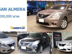 NISSAN ALMERA มือสองน่าใช้ จากเต้นท์รถมือสอง ด้วยงบไม่เกิน 200,000 บาท  