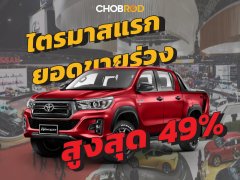 ยอดขายรถยนต์ตกแรง 49% ในไตรมาสแรกของปี 2563