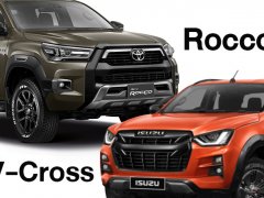 เทียบ Toyota Hilux Revo Rocco vs Isuzu D-Max V-Cross กระบะพลานุภาพตัวท็อป