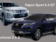 Toyota Fortuner 2020 vs Mitsubishi Pajero Sport 2020 ราคา 1.3 ล้านบาท คันไหนคุ้ม