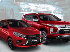 Mitsubishi Pajero Sport, Mirage และ Attrage แนะนำสีพิเศษ Passion Red Edition