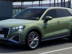 Audi Q2 ปี 2021 สีใหม่เขียว Apple green metallic ขายผ่าน lazada 1.99 ล้าน