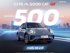  ORA Good Cat GT ถูกจองครบ 500 คัน ภายใน 58 นาที