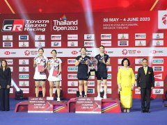 วิว กุลวุฒิ วิฑิตศานต์ คว้าแชมป์ชายเดี่ยว แบดมินตันเวิลด์ทัวร์ TOYOTA GAZOO RACING Thailand Open 2023