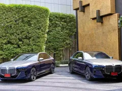 BMW ส่ง BMW i7 และ BMW 740d เป็นลีมูซีนประจำโรงแรม โฟร์ซีซั่นส์