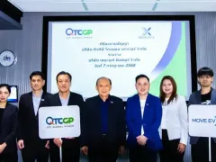 QTC ปลื้มสถานีเปลี่ยนแบตเตอรี่มอเตอร์ไซค์ไฟฟ้า MOVE EV X สร้างรายได้ควบคู่กับการรักษ์โลก
