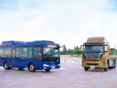 NEX POINT เปิดสเปค "รถหัวลากไฟฟ้า 423 kWh" และ "รถบัสไฟฟ้า 8 เมตร" หลังจัดทดสอบครั้งแรกในไทย