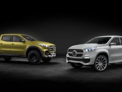 เปิดผ้าคลุม กระบะหรูค่าย 3 ดาว Mercedes-Benz X-Class 2017