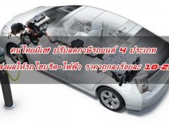 คนไทยมีเฮ! ปรับลดภาษีรถยนต์ 4 ประเภท ส่งผลให้รถไฮบริด-ไฟฟ้า ราคาถูกลงร้อยละ 10-20
