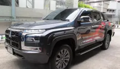 2023 MITSUBISHI TRITON DOUBLE CAB 2.4 PLUS ULTRA (รุ่นTOP) เกียร์AUTO สีเทา วิ่งน้อย 9,246 กม 