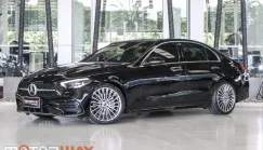 Mercedes-Benz C 220d AMG Dynamic สี Obsidian Black ปี 2022  วิ่ง 27,xxx km.