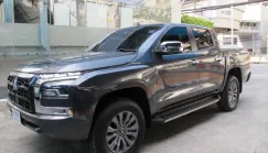 2024 MITSUBISHI TRITON DOUBLE CAB 2.4 PLUS ULTRA รุ่นTOP MT สีเทา สภาพใหม่ วิ่งน้อย 504 กม ฟรีดาวน์