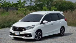 HONDA MOBILIO 1.5 RS (7 ที่นั่ง) รุ่นท๊อปสุด ปี 2018 ไมล์น้อย ประวัติดูแลเยี่ยม ภายในกว้างนั่งสบาย