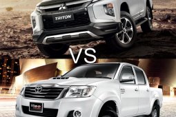 ระหว่าง กระบะป้ายแดง Mitsubishi Triton 2018 กับ มือสอง Toyota Hilux Vigo ควรซื้อคันไหน? 