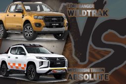  Ford Ranger Wildtrak VS Mitsubishi Triton Absolute เลือกซื้อคันไหนดี?!