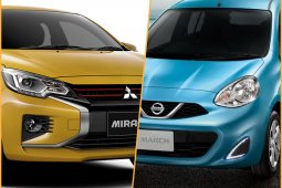 Mitsubishi Mirage 2020 VS Nissan March น้องใหม่จะโค่นเจ้าตลาดอีโค่คาร์ได้หรือไม่ มาดูสเปคจริงกัน