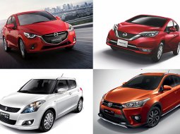 เทียบรุ่นอีโคคาร์ Nissan Note ชน Mazda 2 / Toyota Yaris / Suzuki Swift