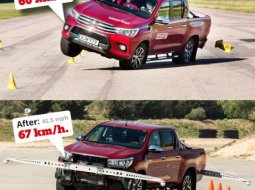 Toyota Hilux 2016 โฉมยุโรปผ่านการทดสอบ Moose Test แล้ว