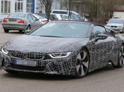 จับตา ภาพหลุด BMW i8 Spyder เริ่มทดสอบวิ่งอีกครั้ง