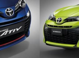 เปรียบเทียบ Toyota Yaris ATIV 2017  กับ Toyota Yaris Hatchback 2017