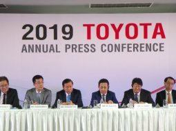 Toyota ตั้งเป้าหมายยอดขาย 330,000 คันในปี 2562 พร้อมทั้งแถลงยอดขายในปี 2561 ที่ผ่านมา