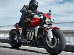 คู่แฝดมอเตอร์ไซค์  2019 Triumph Rocket 3 ทรงพลังเปิดตัวอย่างเป็นทางการ