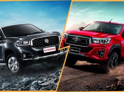 MG Extender VS. Toyota Hilux Revo Rocco กระบะน้องใหม่ปะทะเจ้าตลาด เทียบสเปคจริงไม่มีอวย