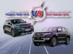 Peugeot 5008 2019 vs Ford Everest 2019 เทียบความคุ้มค่าในราคา 1.7 ล้าน 