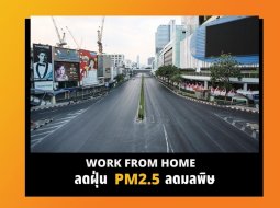 ชาวออฟฟิศว่าไง ? WFH อีกยาว แม้โควิด-19 จะสิ้นสุด หลังพบ PM2.5 ลดลง